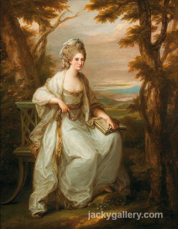 Portrait of Anne Loudon, Lady Henderson of Fordall, Angelica Kauffman painting